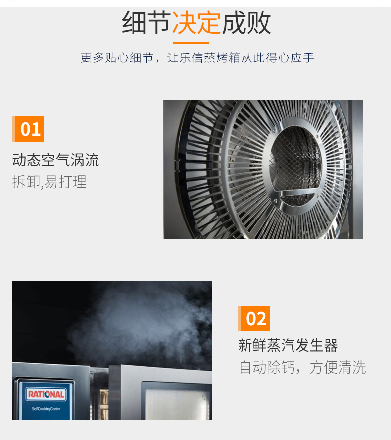 德国RATIONAL乐信万能蒸烤箱SCC61WE
